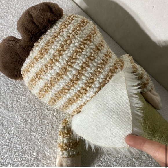 5/$25 Plush Gnome With Fuzzy Green Hat & Striped Shirt - Picture 11 of 15